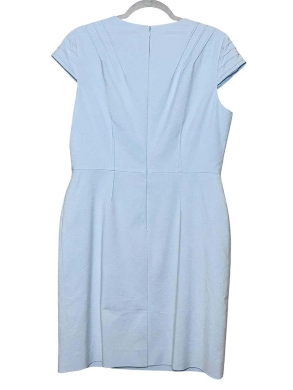 Antonio Melani cap-sleeve sheath dress in light blue Style 99AMM038 - Picture 2 of 4